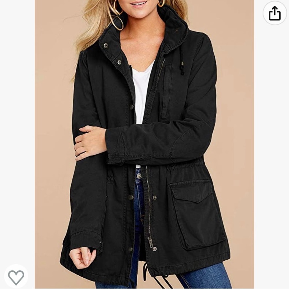 Lined Cotton Utility Jacket - image 1